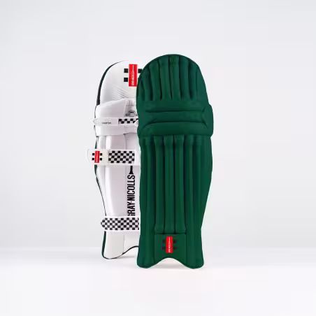 Gray-Nicolls Classic Select Cricket Pads - Green (2026) - Grey