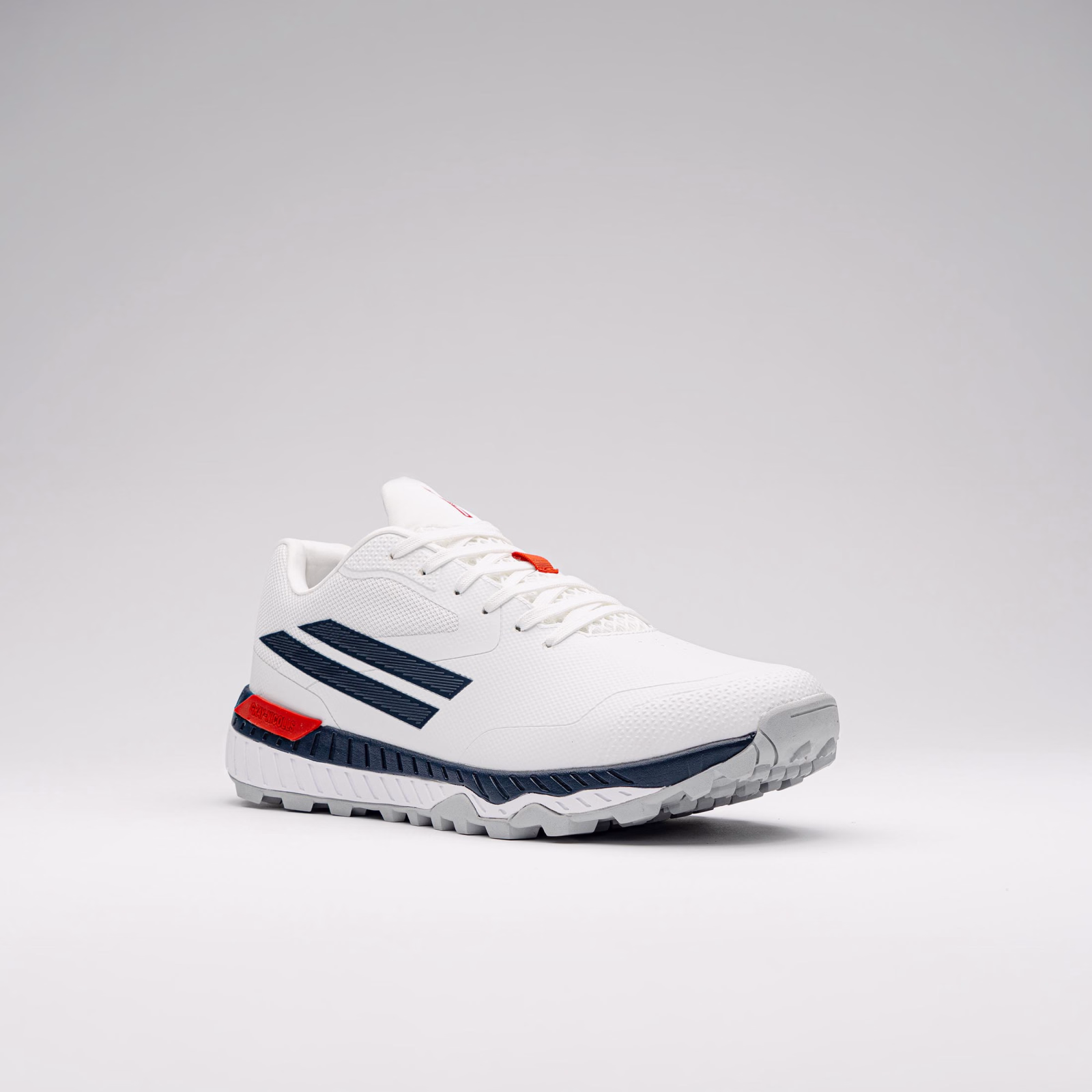 Gray-Nicolls Revo Pro 3.0 Batting Cricket Shoes - White/Navy (2026) - Gray-Nicolls Revo Pro 3.0 Batting Cricket Shoes - White/Navy