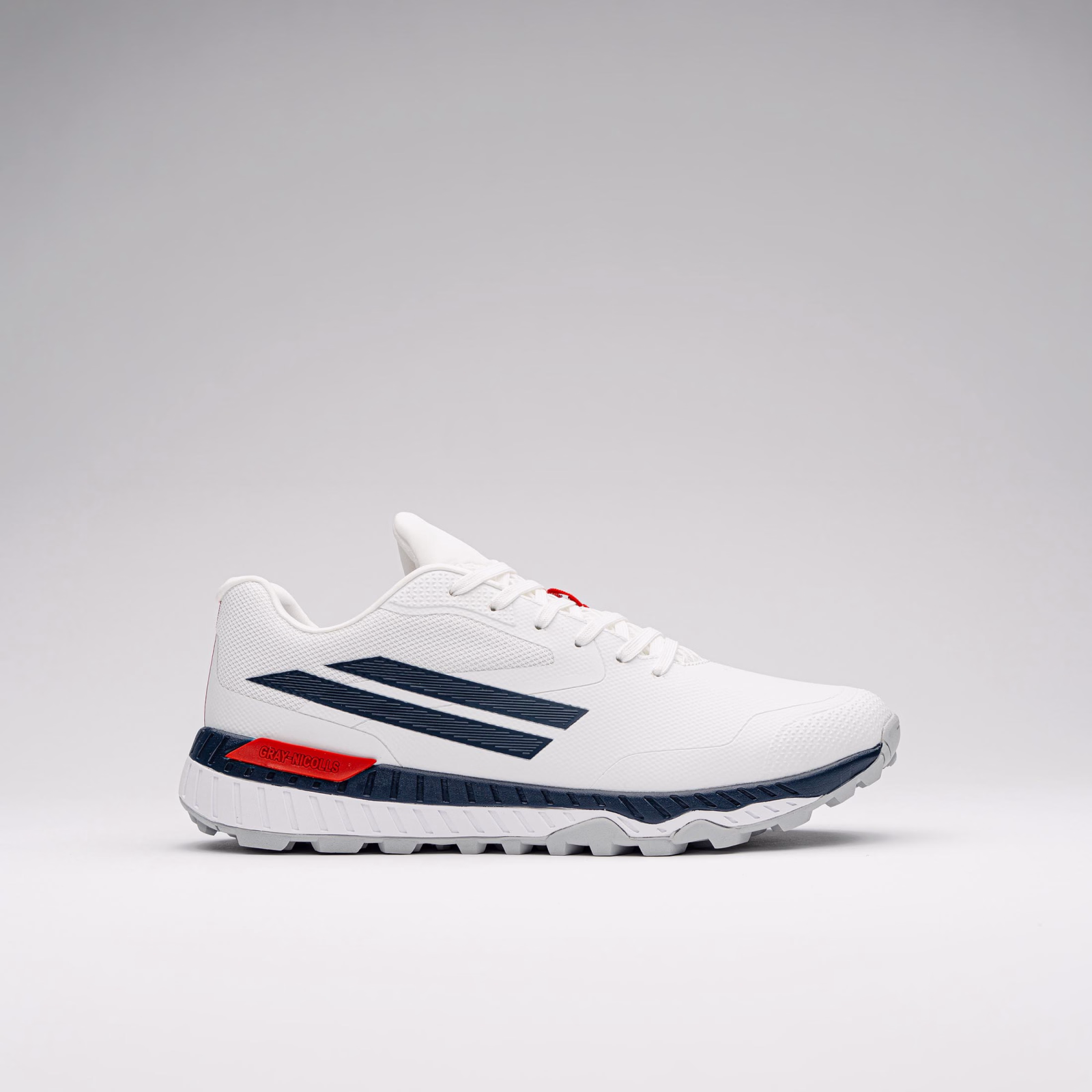 Gray-Nicolls Revo Pro 3.0 Batting Cricket Shoes - White/Navy (2026) - Gray-Nicolls Revo Pro 3.0 Batting Cricket Shoes - White/Navy