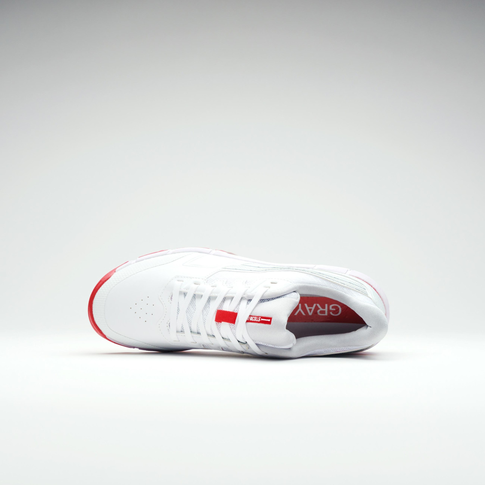 Gray-Nicolls Velocity 5.0 Rubber Mini Cricket Shoes - White (2026) - Gray-Nicolls Velocity 5.0 Rubber Mini Cricket Shoes - White