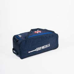 Gray-Nicolls Team 750 Wheelie Bag - Navy/Royal (2026) - Borsoni