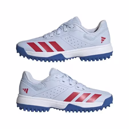 Adidas Howzat Spikeless Junior Cricket Shoes - White (2026)