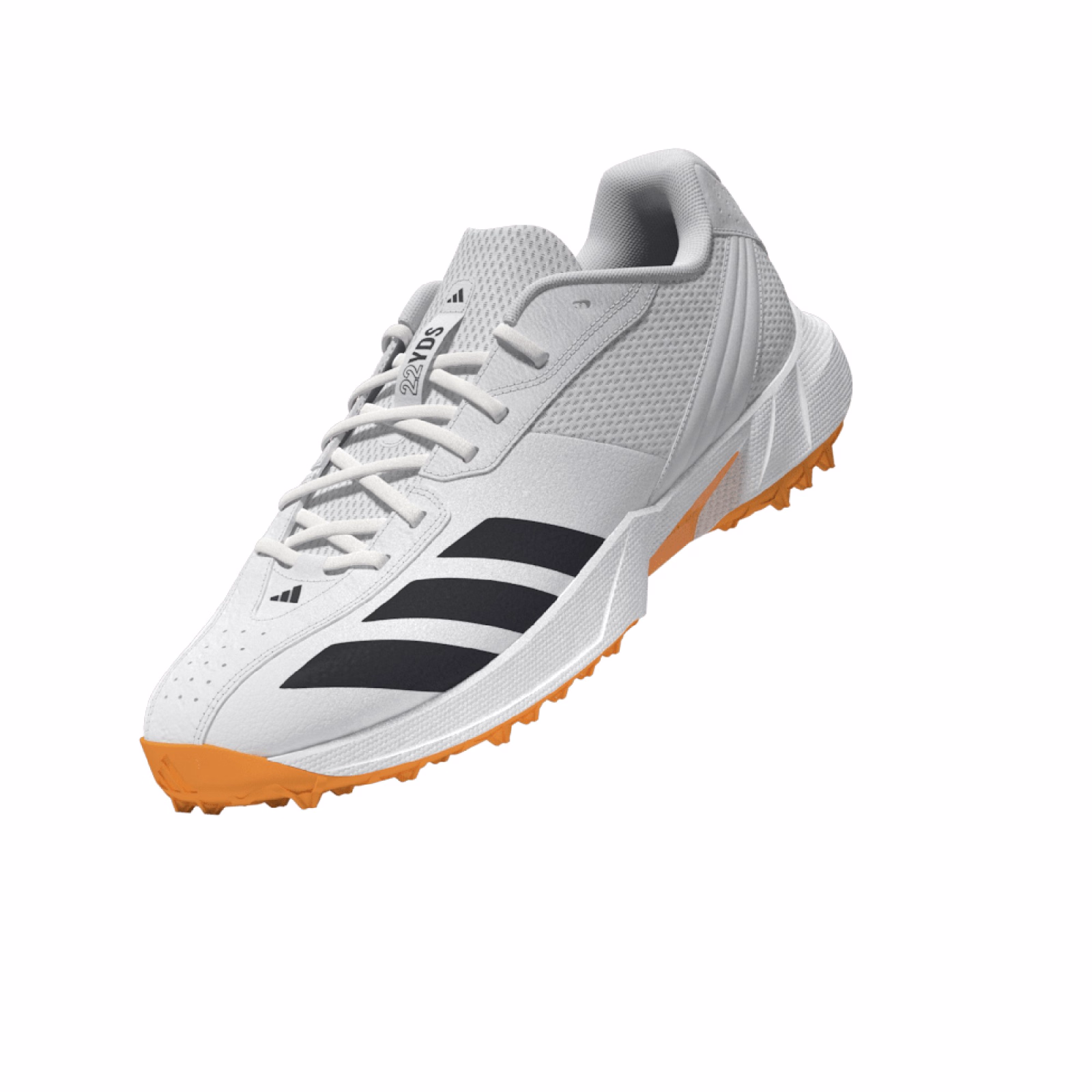 Adidas 22yds Spikeless Cricket Shoes - White (2026) - Adidas
