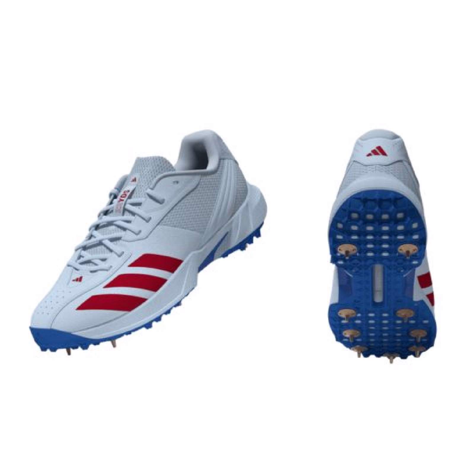Adidas 22yds Spike Cricket Shoes - Crystal Sky (2026) - Adidas 22yds Spike Cricket Shoes - Crystal Sky (2026) - Adidas