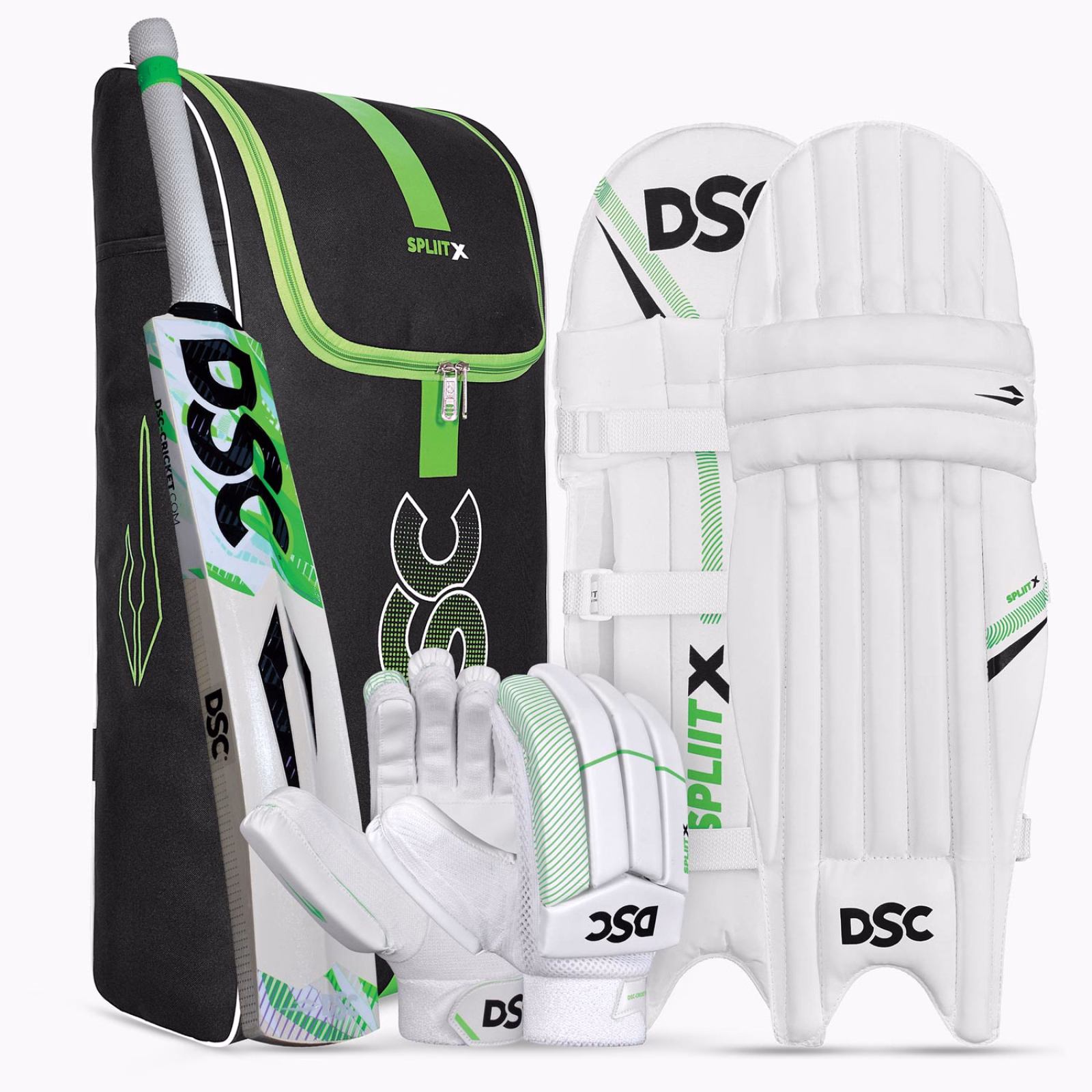 DSC Spliit X Cricket Kit (2026) - Mazze da cricket junior