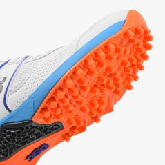 DSC Jaffa Neo Cricket Shoes - White/Blue/Orange (2026) - DSC