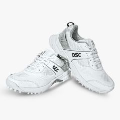 DSC Jaffa Neo Cricket Shoes - White/Silver (2026) - DSC Cricket