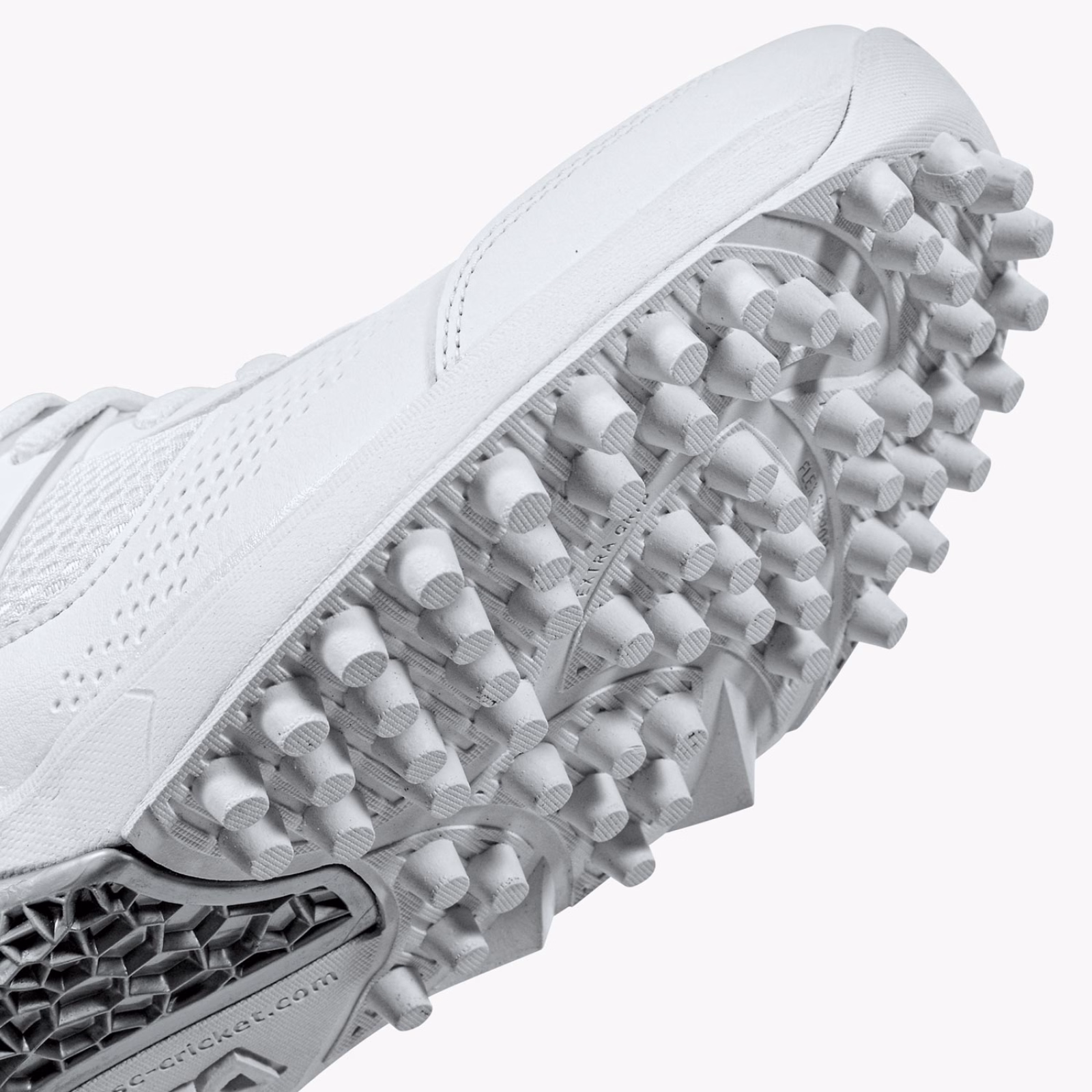 DSC Jaffa Neo Cricket Shoes - White/Silver (2026) - DSC Cricket