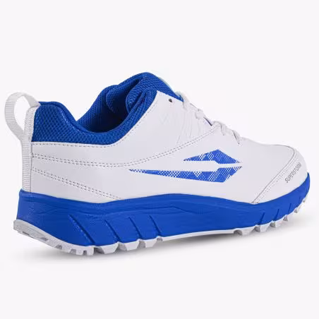 DSC Superstorm Junior Cricket Shoes - Black/White (2026)