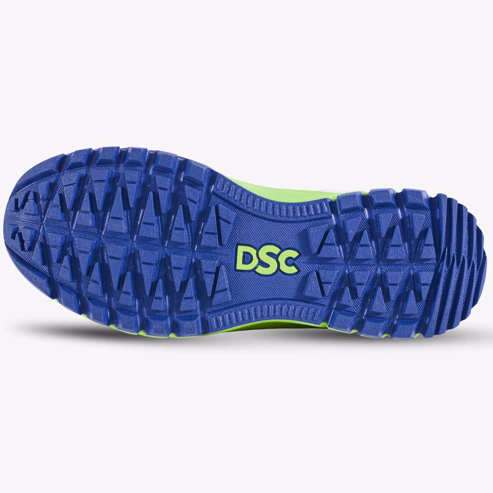 DSC Superstorm Cricket Shoes - White/Yellow/Blue (2026) - DSC