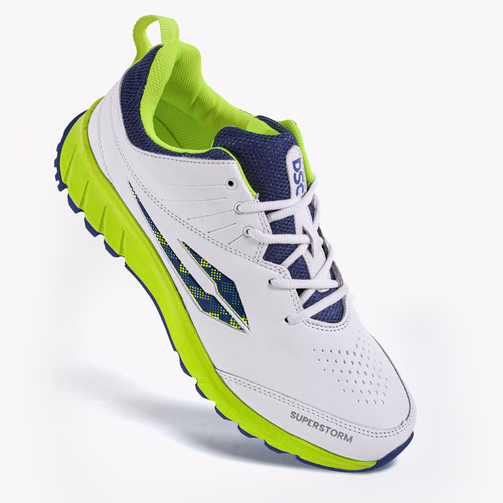 DSC Superstorm Junior Cricket Shoes - FL/BL (2026) - DSC Superstorm Junior Cricket Shoes - FL/BL (2026) - DSC