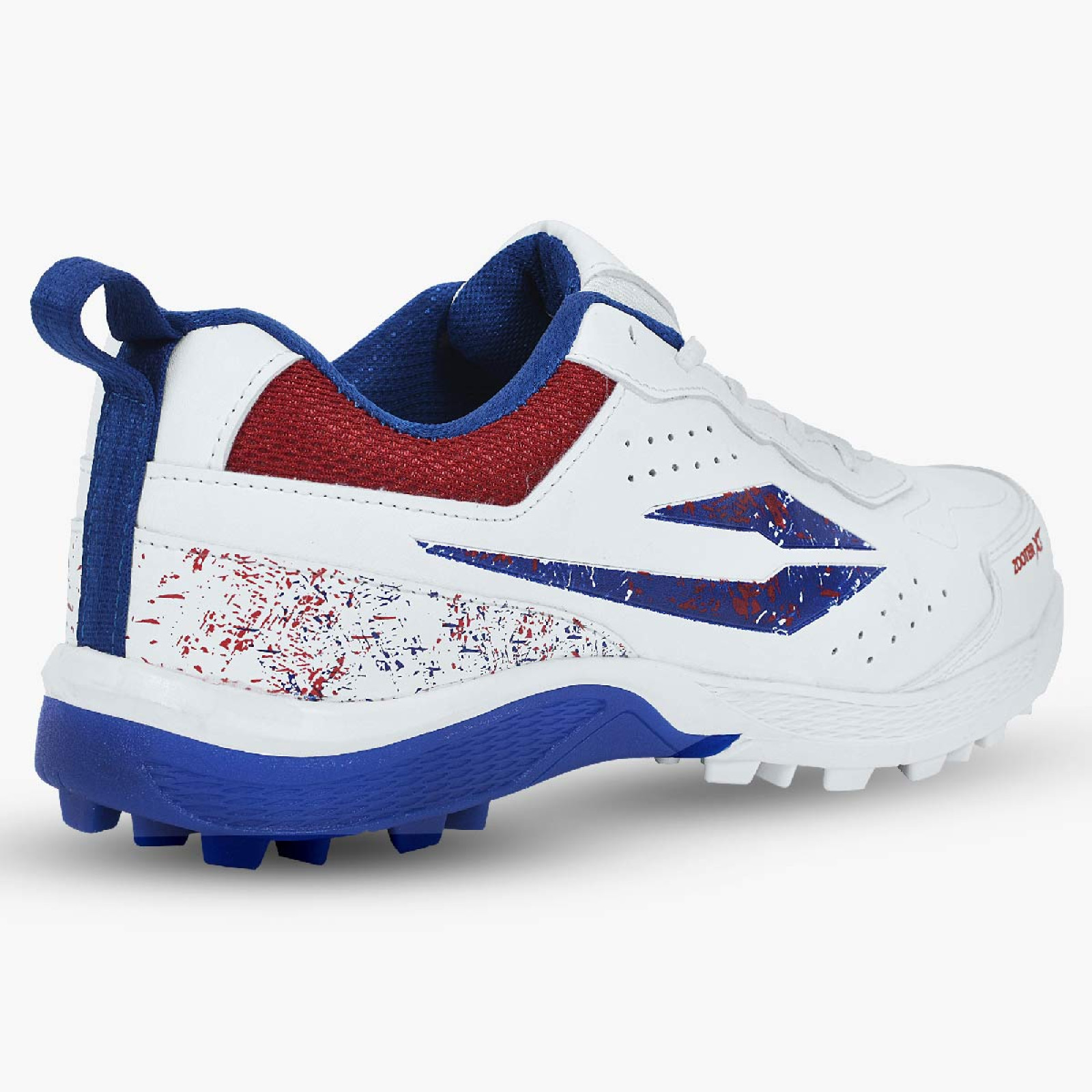 DSC Zooter XT Junior Cricket Shoes - White/Red/Black (2026) -