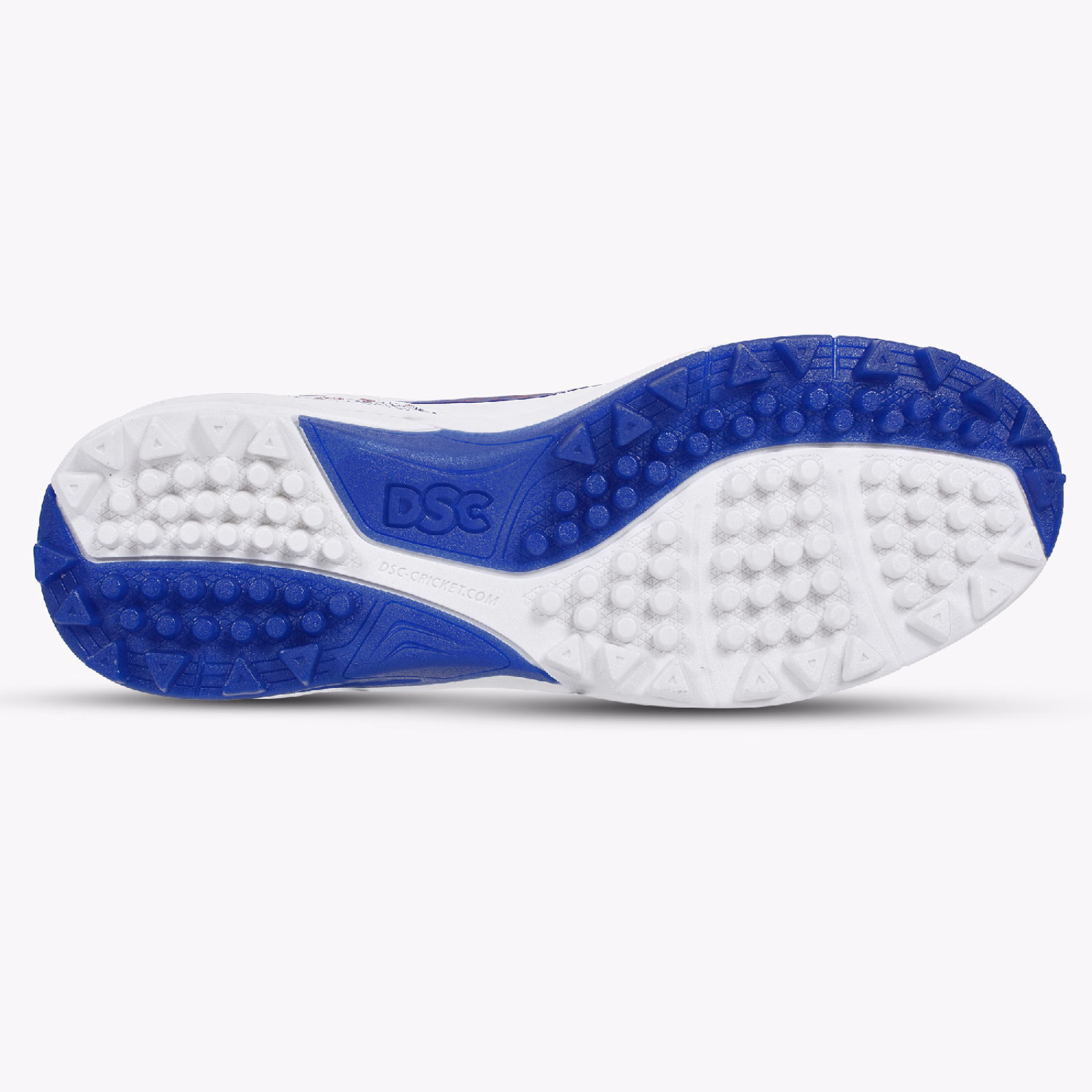 DSC Zooter XT Cricket Shoes - White/Red/Blue (2026) - DSC
