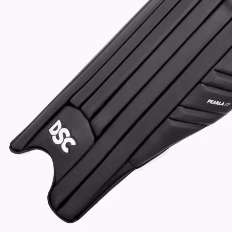 DSC Pearla X2 Cricket Pads - Black (2026)