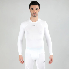DSC MP 316 Long Sleeve Compression Top - White (2026) - Cricket