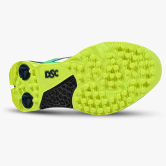 DSC Jaffa Neo Junior Cricket Shoes - White/Green/Yellow (2026)