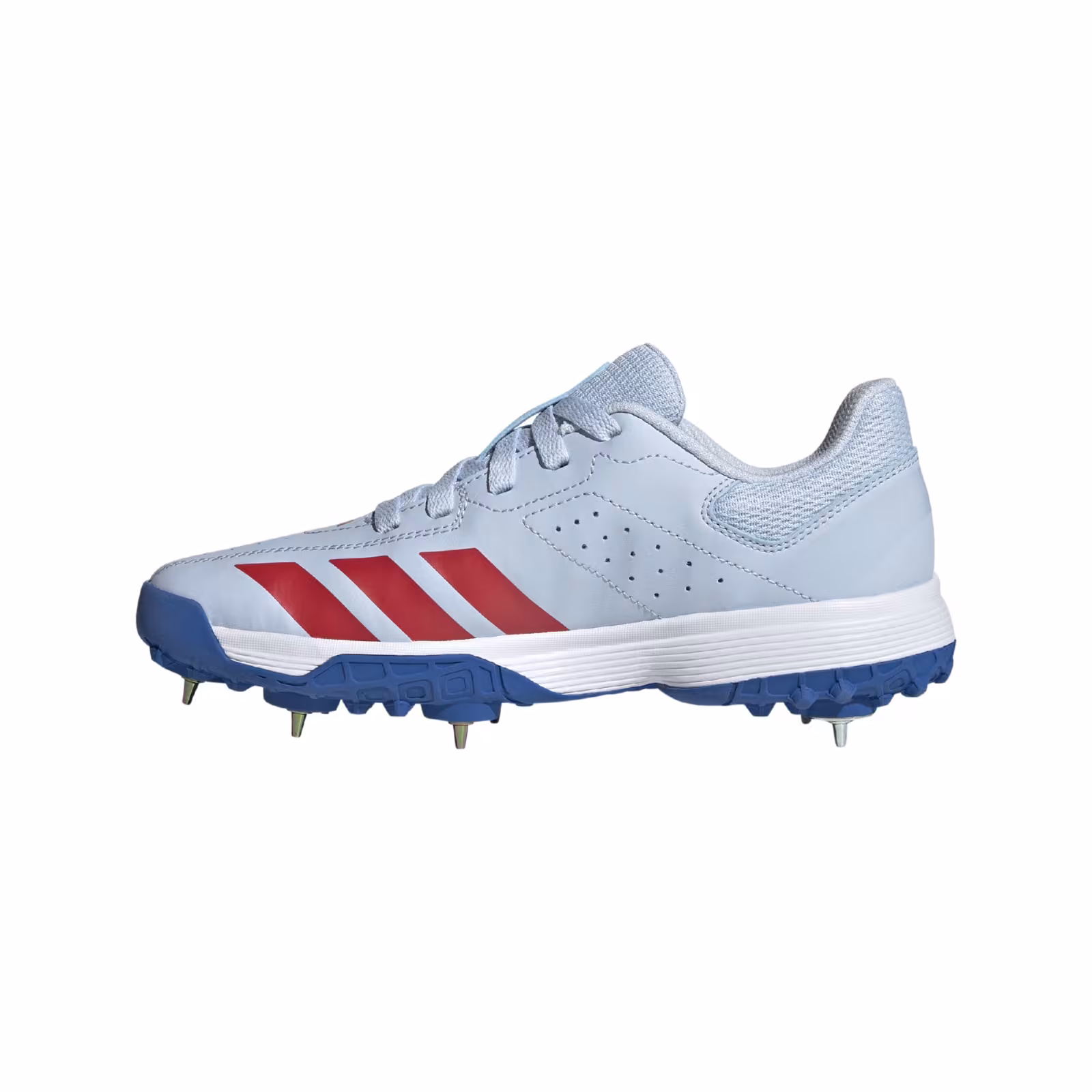 Adidas Howzat Spike Junior Cricket Shoes - White (2026) - Adidas Howzat Spike Junior Cricket Shoes - White (2026) -