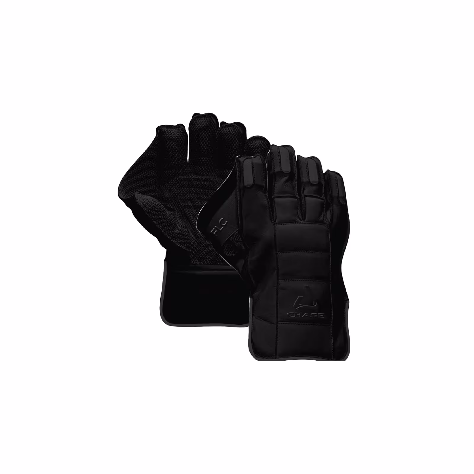 Chase Four Leaf Clover Wicket Keeping Gloves - Black - Wicket