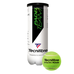 Tecnifibre Padel Team Balls (Tube of 3) - Palline da Padel