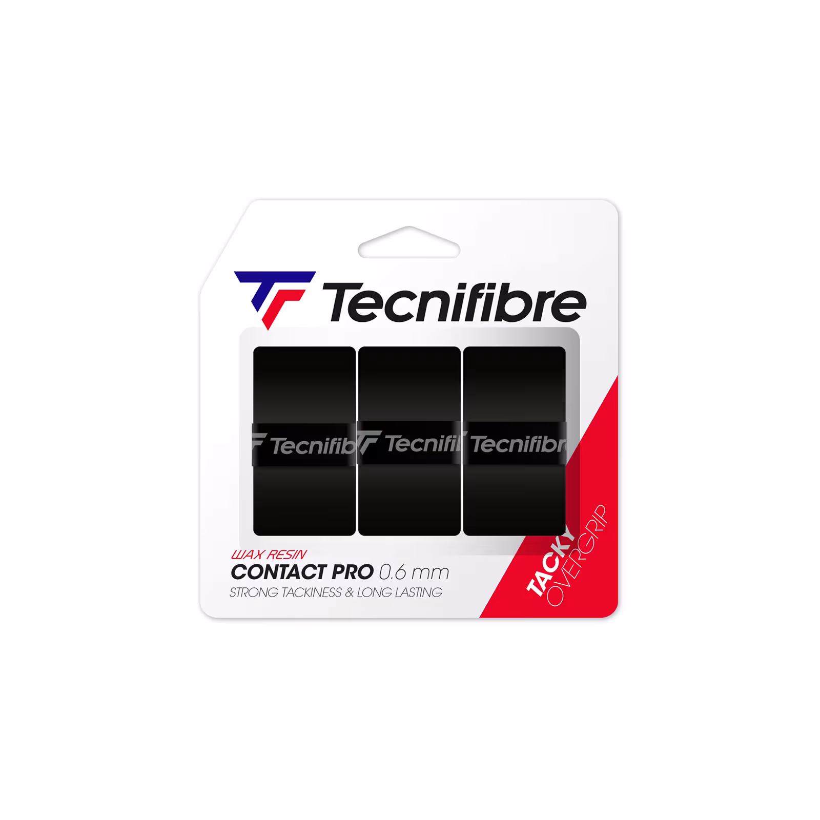 Tecnifibre Contact Pro Grips (pack of 3) - Black - Padelgriffe