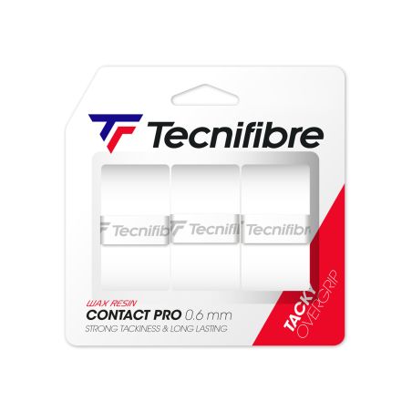 Tecnifibre Contact Pro Grips (pack of 3) - White - Impugnature