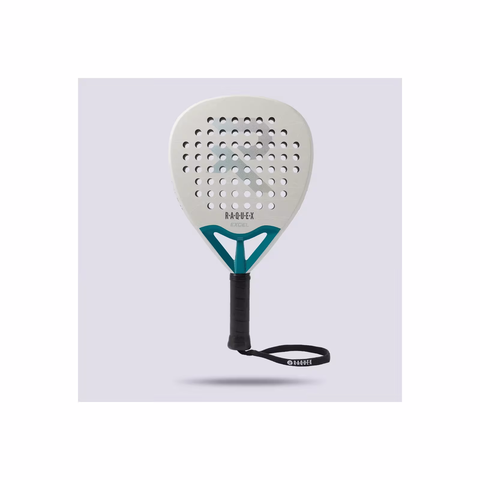 Raquex Excel Padel Racket - White - Raquex Excel Padel Racket - White - Raquex Padelrackets