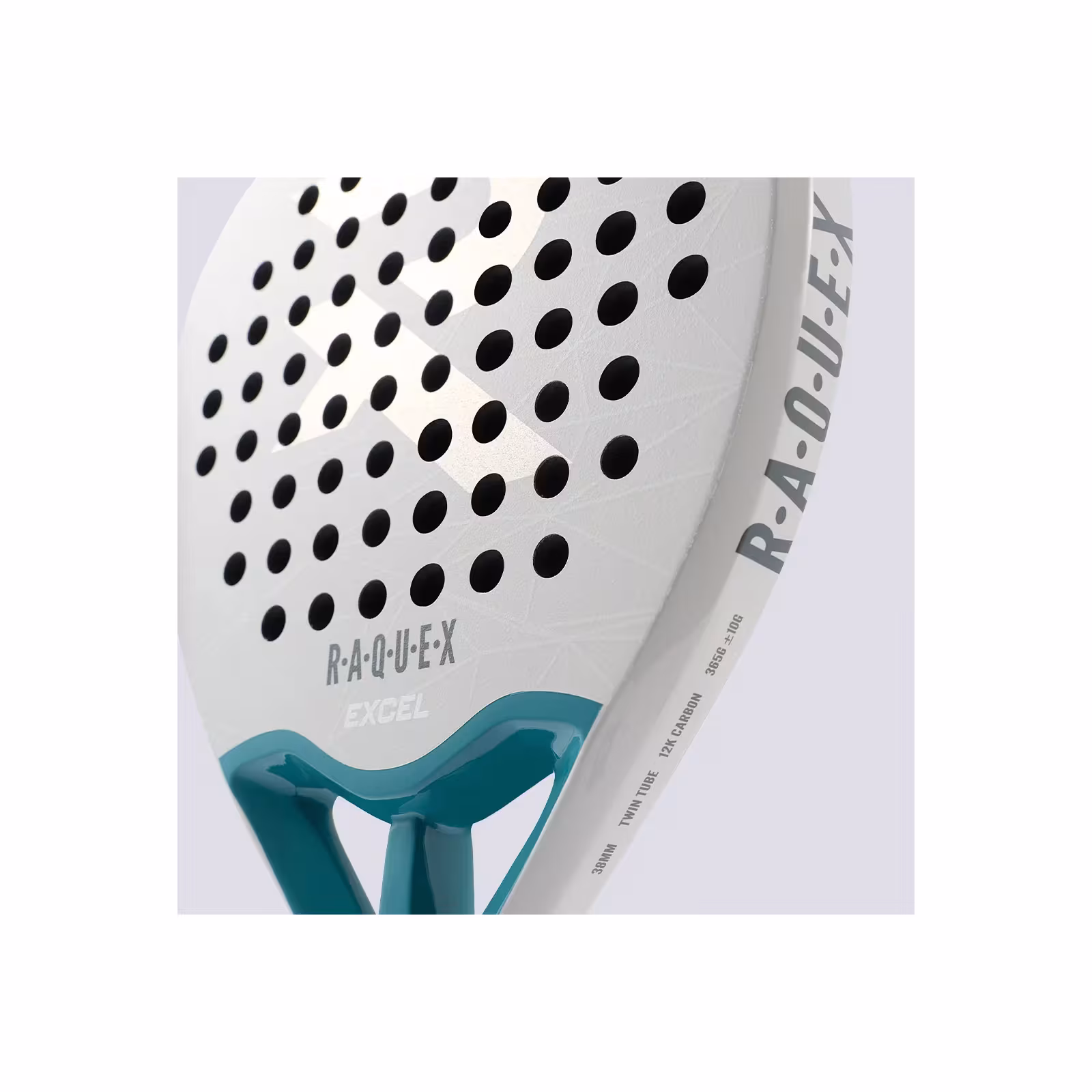 Raquex Excel Padel Racket - White - Raquex Excel Padel Racket - White - Raquex Padelrackets