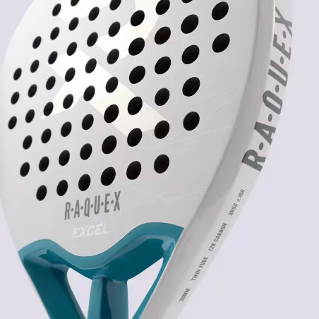 Raquex Excel Padel Racket - White