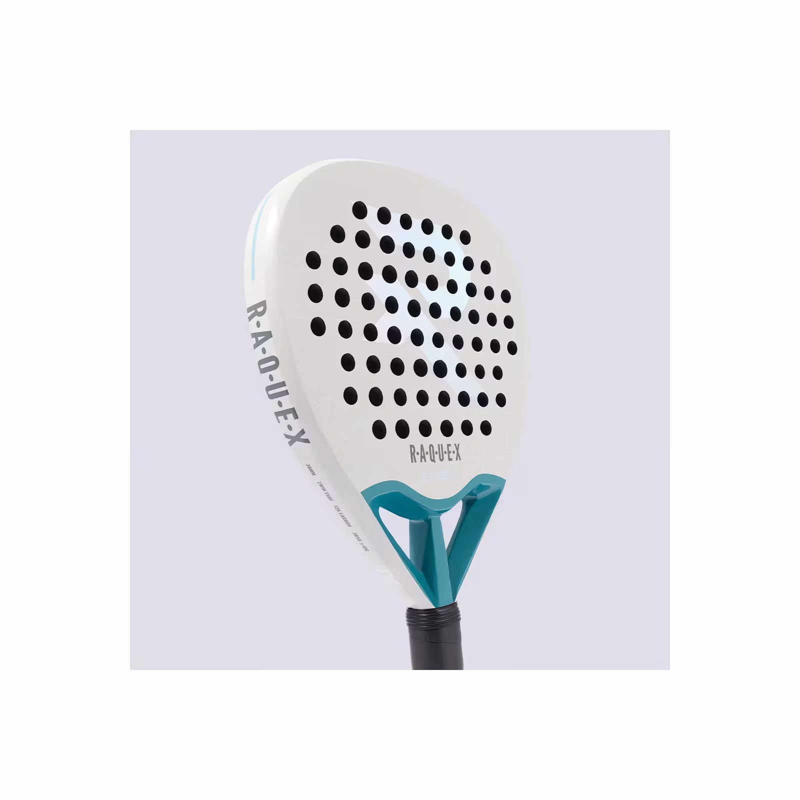 Raquex Excel Padel Racket - White - Raquex Excel Padel Racket - White - Raquex Padelrackets