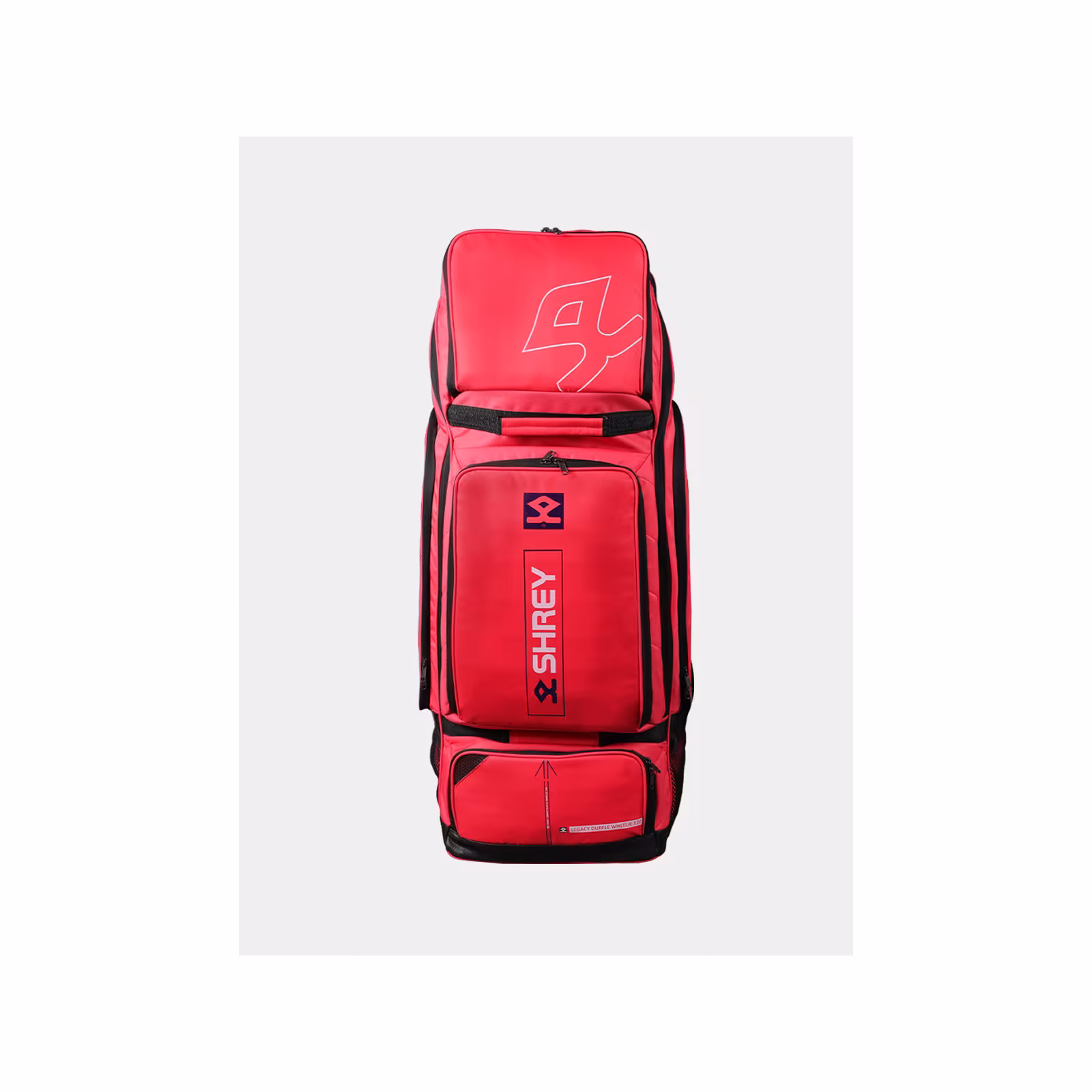 Shrey Legacy Duffle Wheelie 120 - Radiant Red (2026) - Borsoni