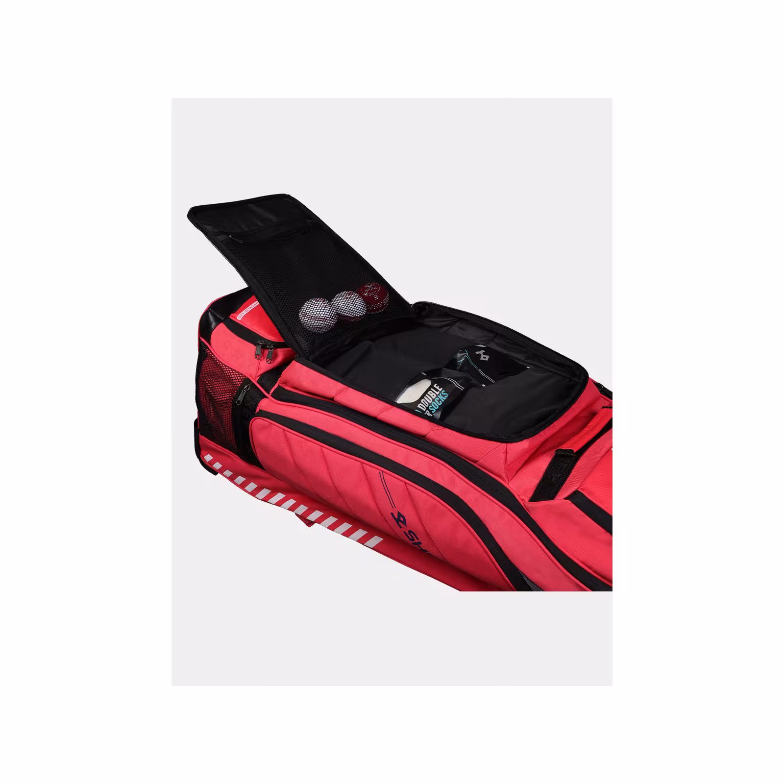Shrey Legacy Duffle Wheelie 120 - Radiant Red (2026) - Borsoni