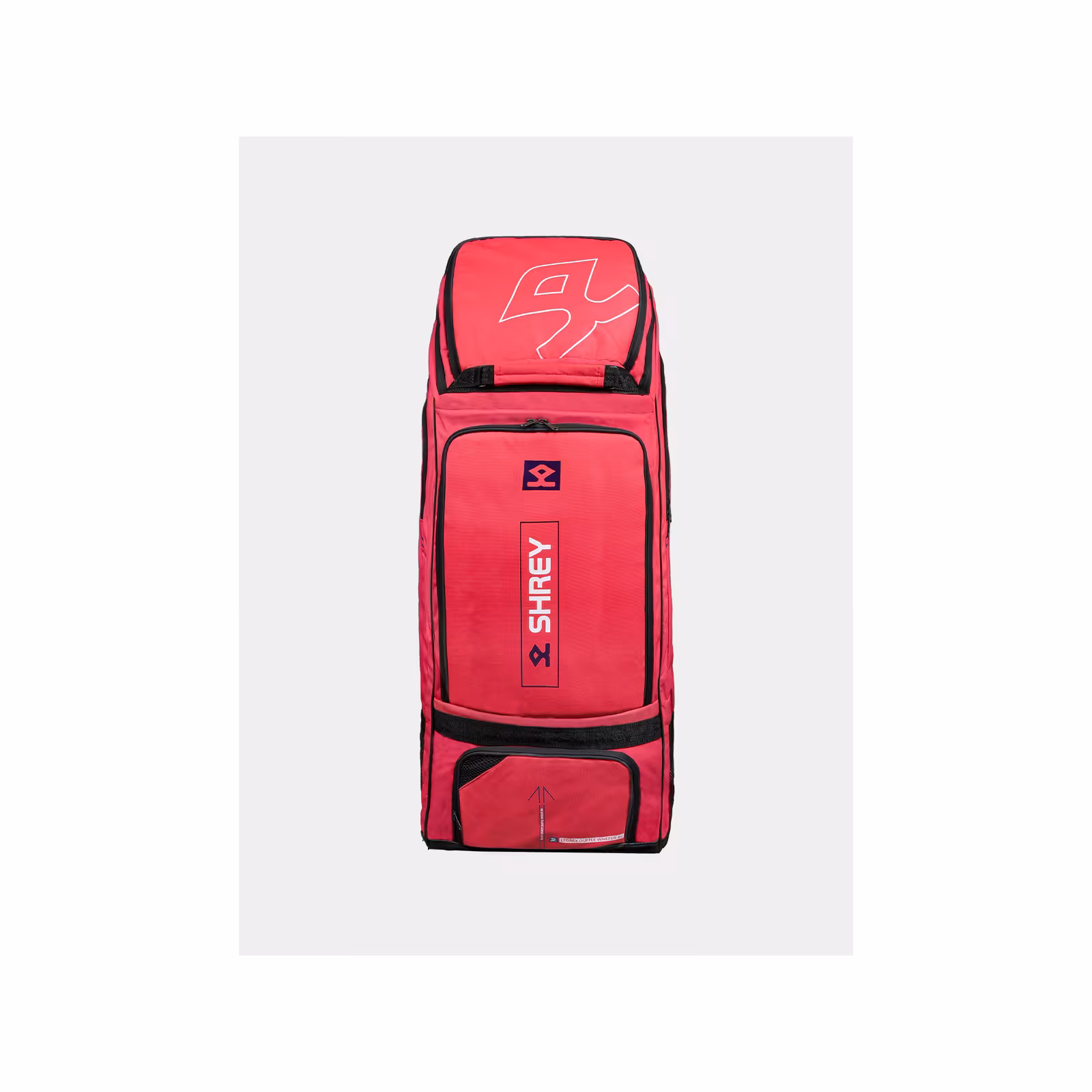 Shrey Legacy Duffle Wheelie 80 - Radiant Red (2026) - Borsoni