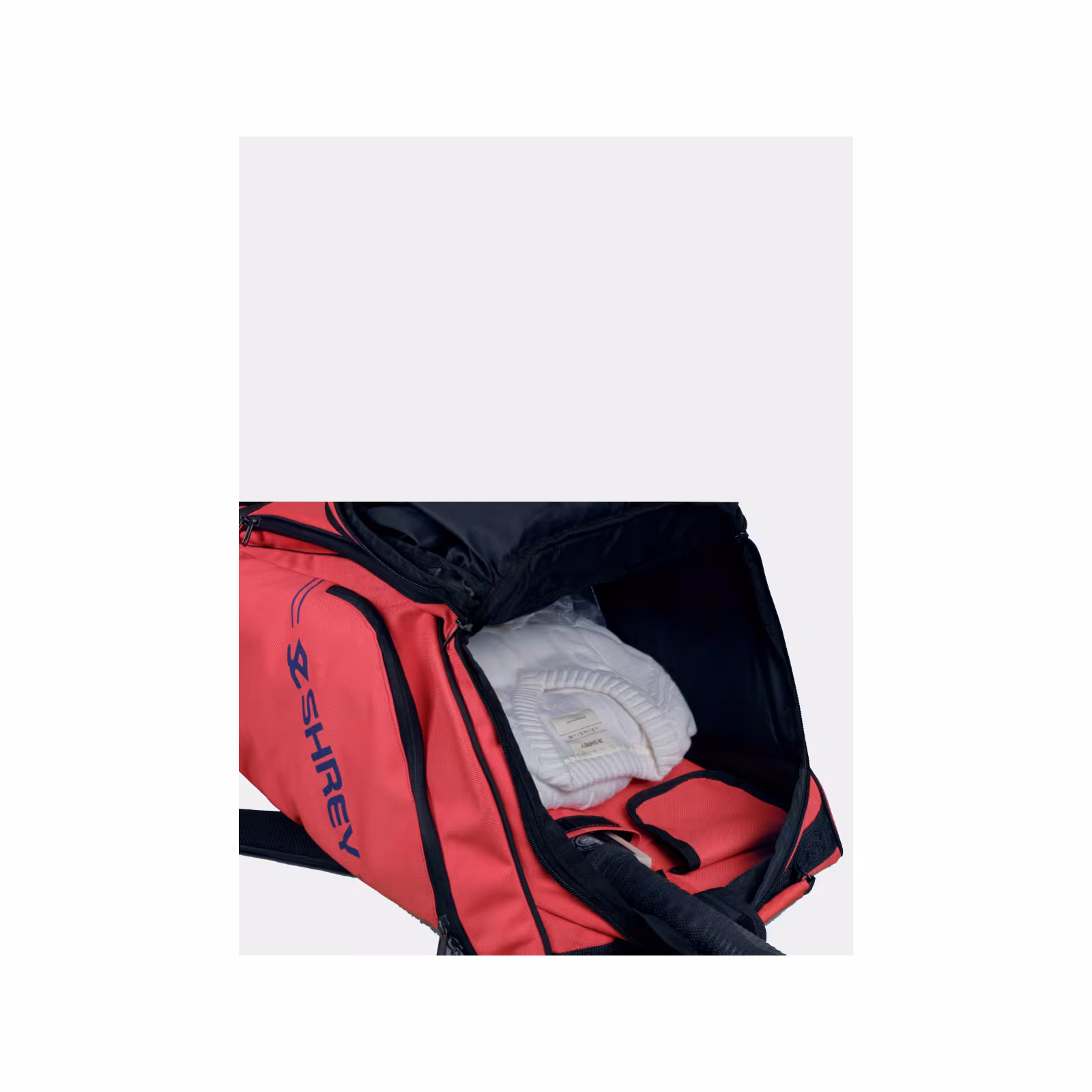 Shrey Legacy Duffle Wheelie 80 - Radiant Red (2026) - Borsoni