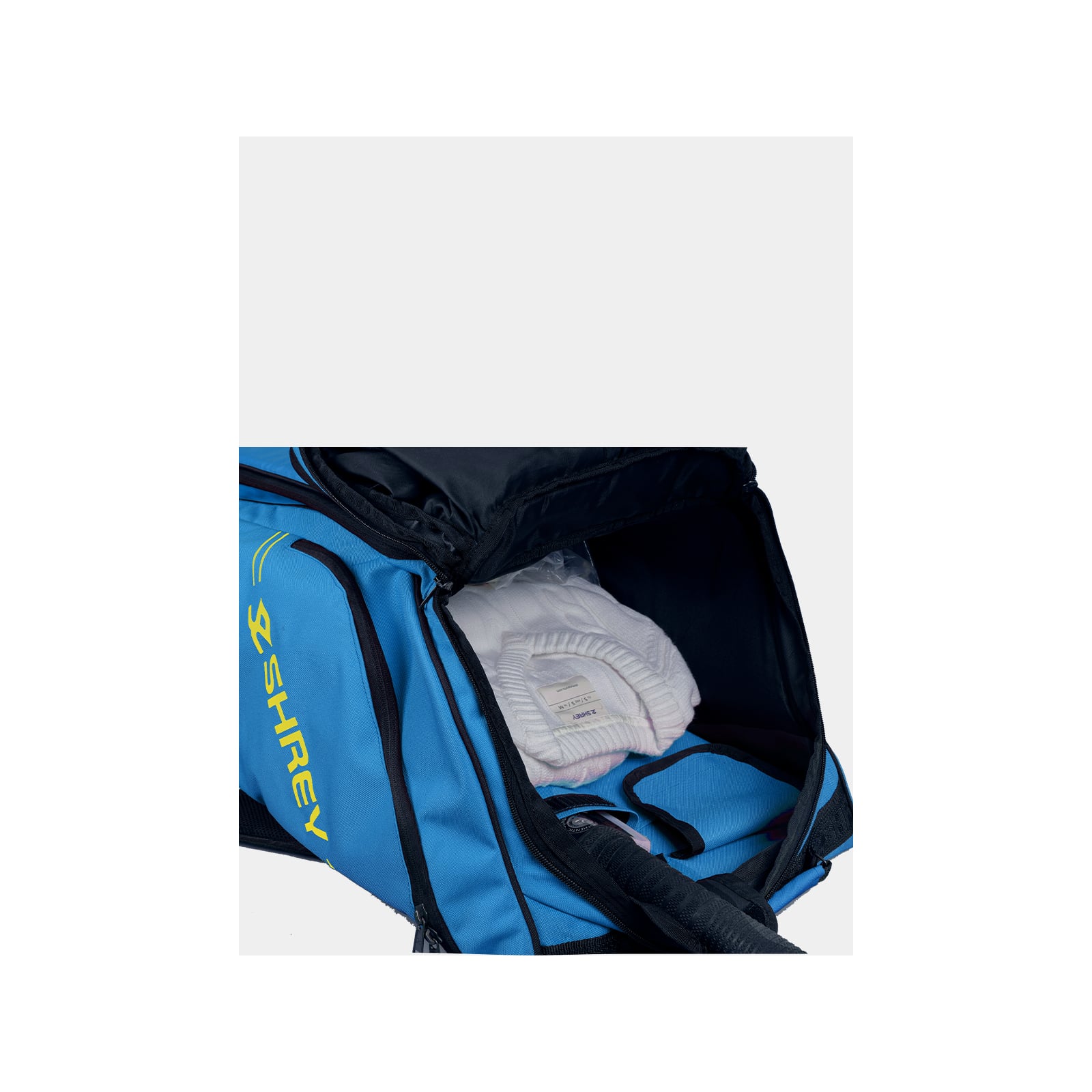Shrey Legacy Duffle Wheelie 80 - Brittany Blue (2027) - Shrey Legacy Duffle Wheelie 80 - Brittany Blue (2026) - Duffle