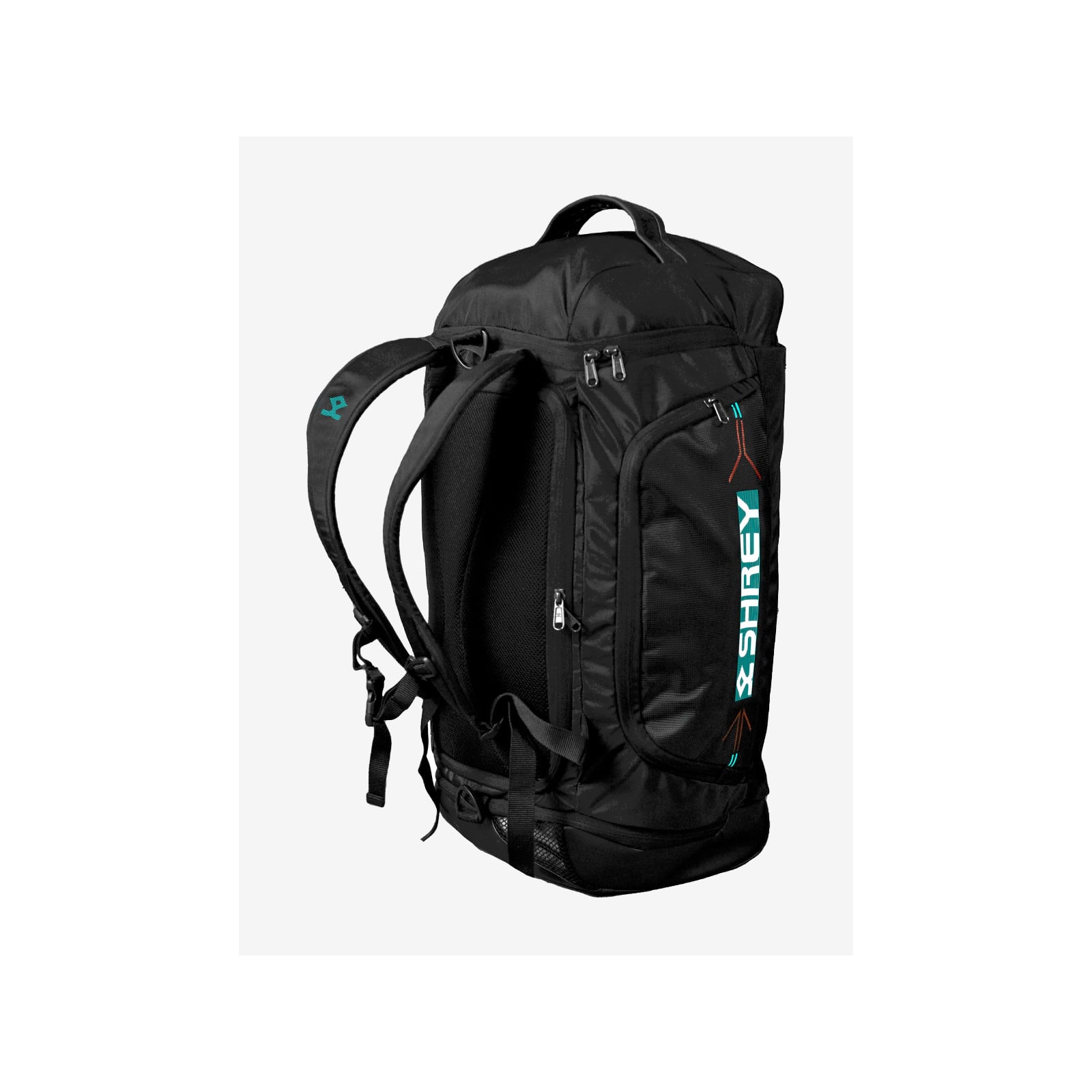 Shrey Holdall 2.0 Player Bag - Black (2026) - Holdalls &