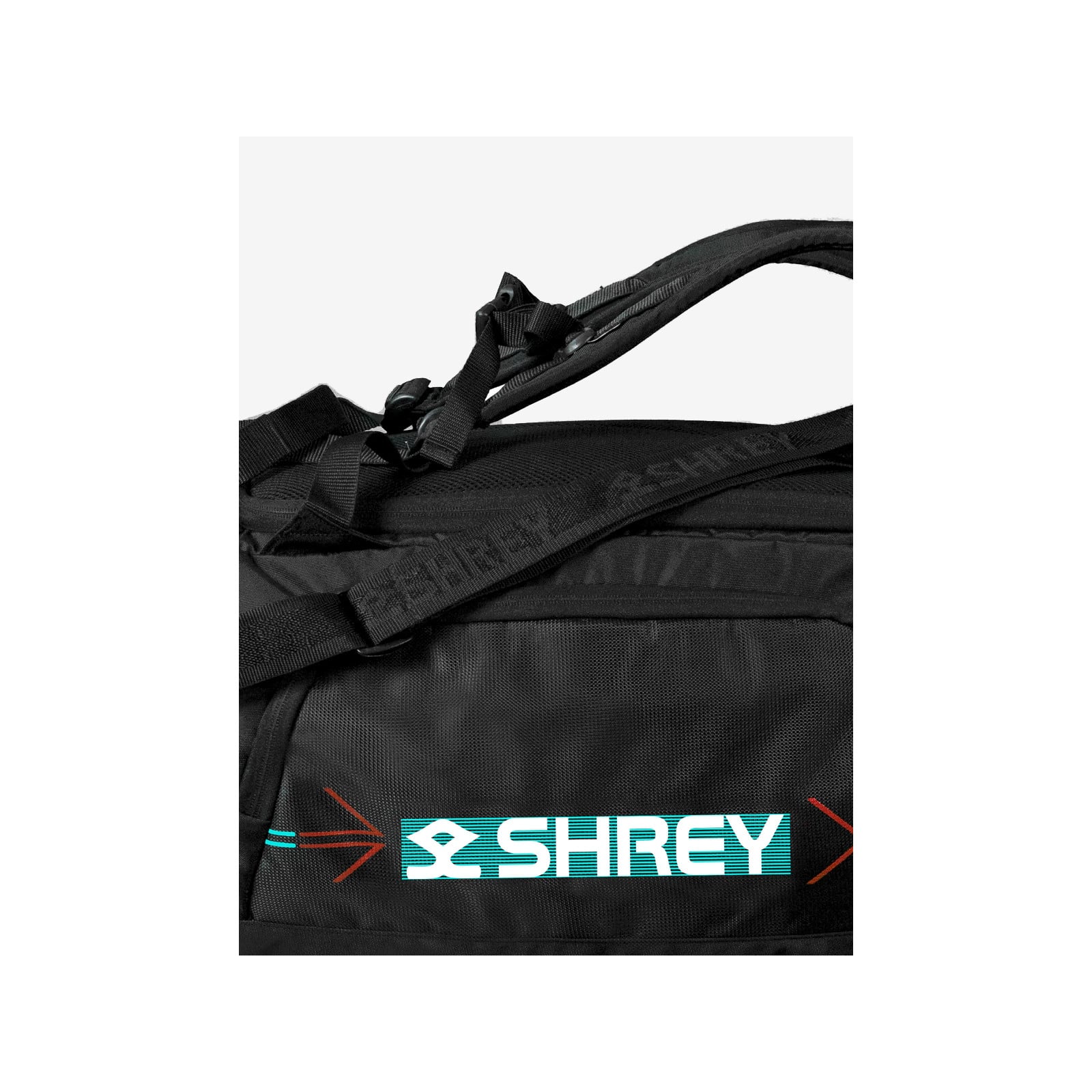 Shrey Holdall 2.0 Player Bag - Black (2026) - Holdalls &