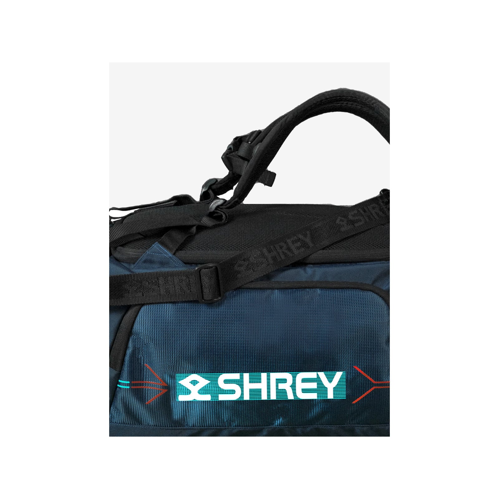 Shrey Holdall 2.0 Player Bag - Navy (2026) - Holdalls & Wheelies