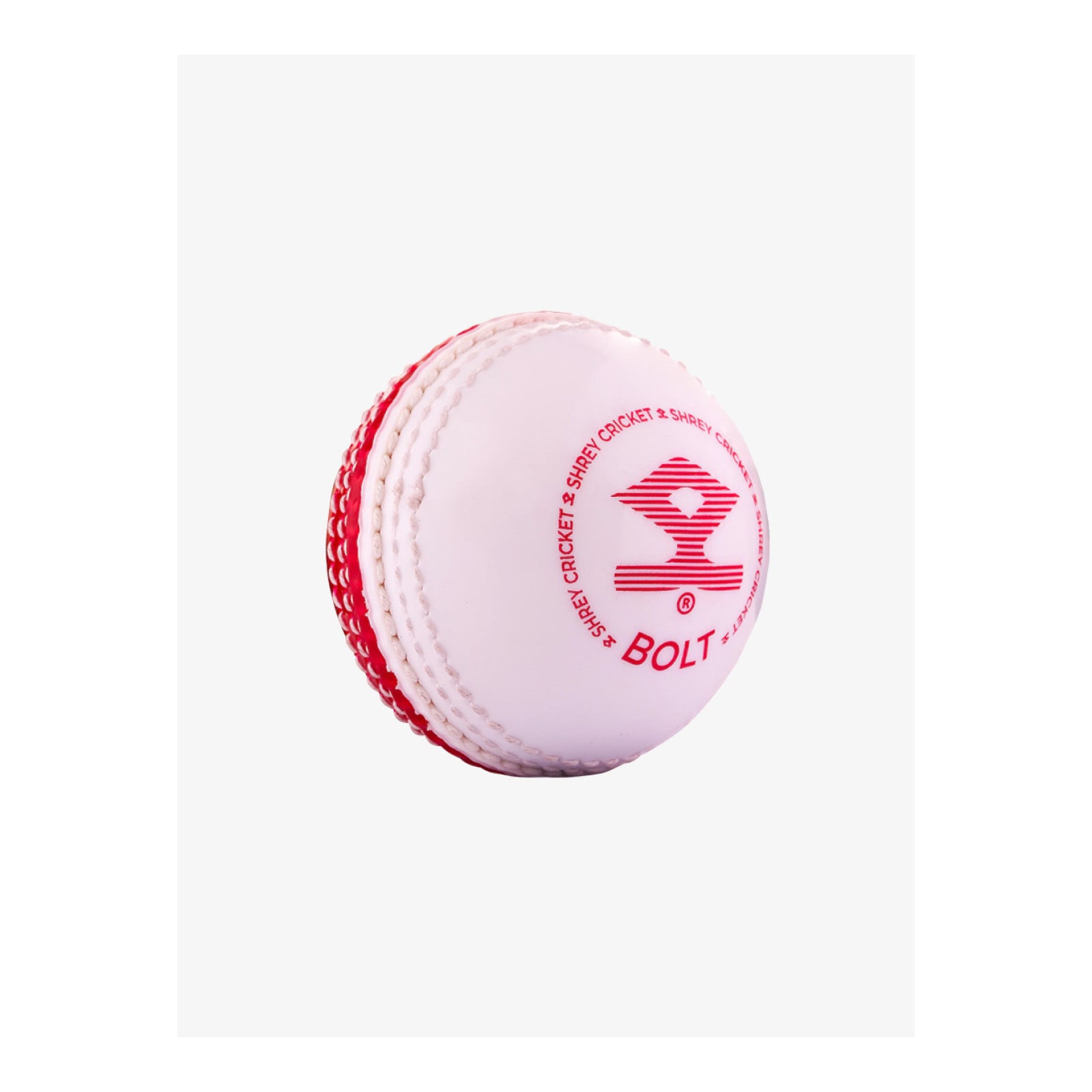 Shrey Bolt Cricket Ball (Pack of 6) - Red/White (2027) - Shrey Bolt Cricket Ball (Pack of 6) - Red/White (2026) - Soft