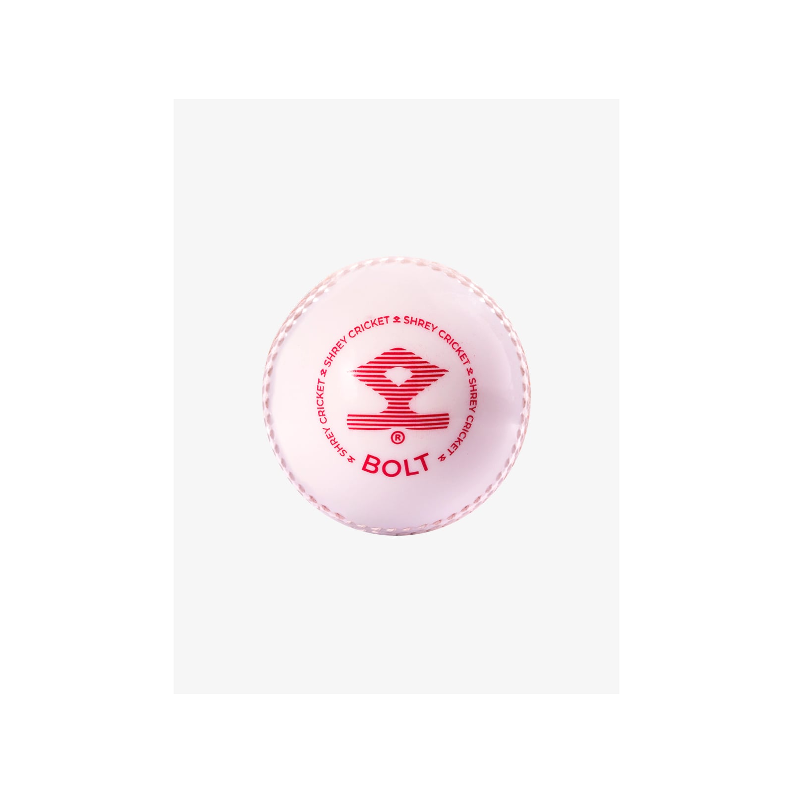 Shrey Bolt Cricket Ball (Pack of 6) - Red/White (2026) - Soft