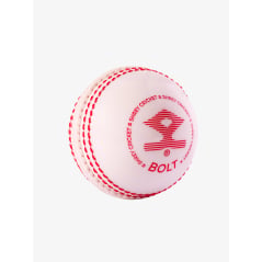 Shrey Bolt Cricket Ball (Pack of 6) - White (2026)