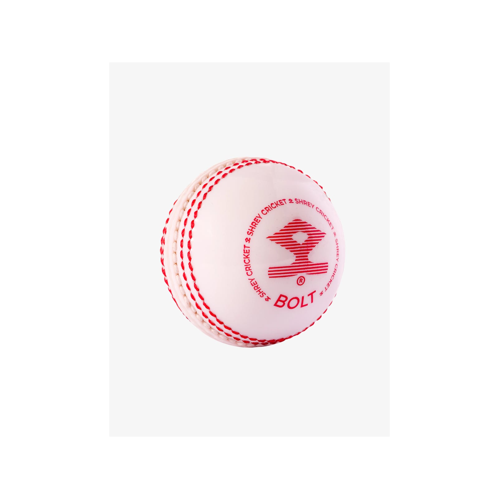 Shrey Bolt Cricket Ball (Pack of 6) - White (2026) - Soft