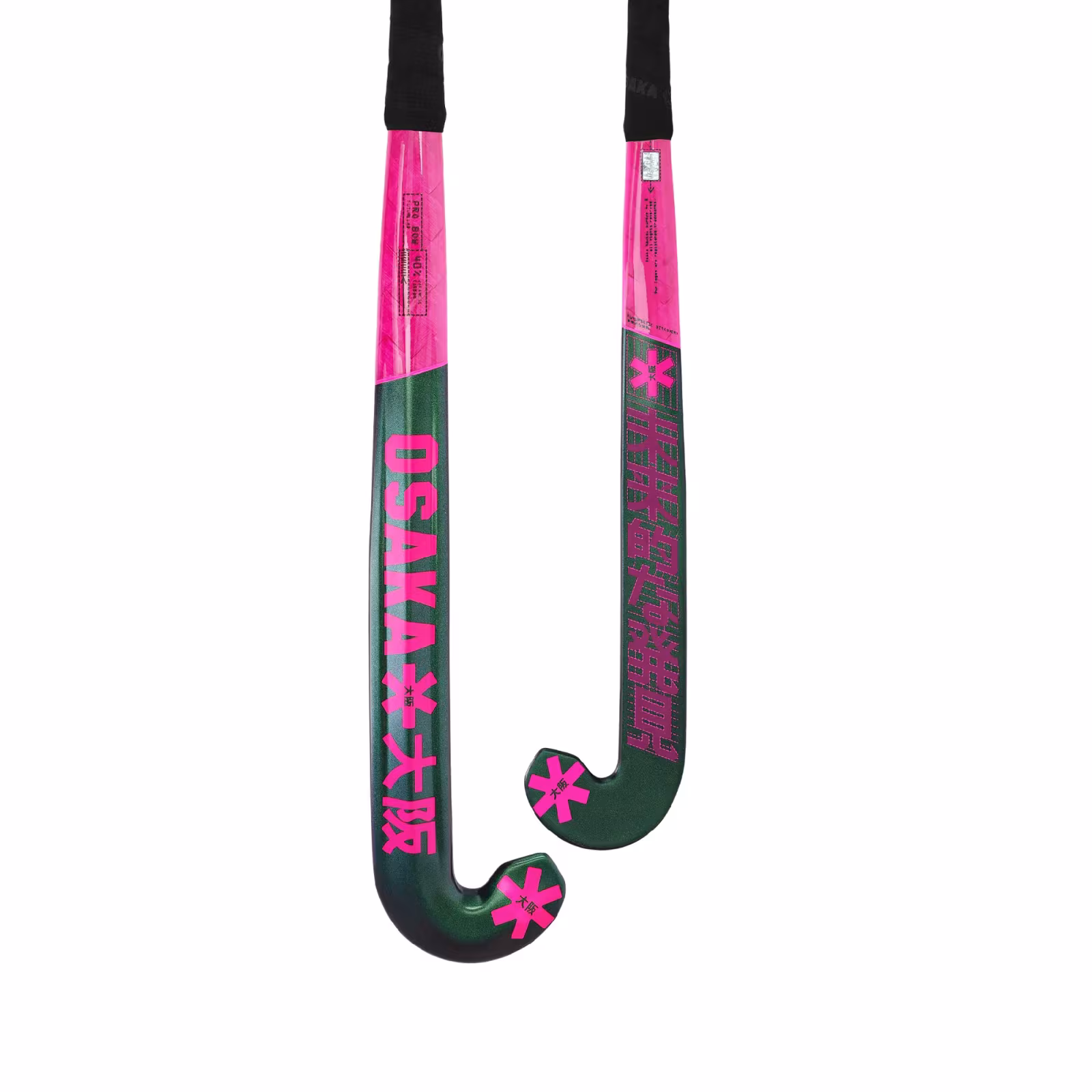 Osaka Futurelab Pro Bow 40 Hockey Stick - Electric Fuchsia (2026) - Osaka Futurelab Pro Bow 40 Hockey Stick - Electric Fuchsia