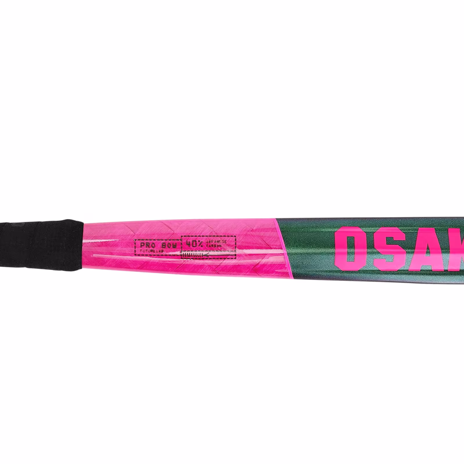 Osaka Futurelab Pro Bow 40 Hockey Stick - Electric Fuchsia (2026) - Osaka Futurelab Pro Bow 40 Hockey Stick - Electric Fuchsia