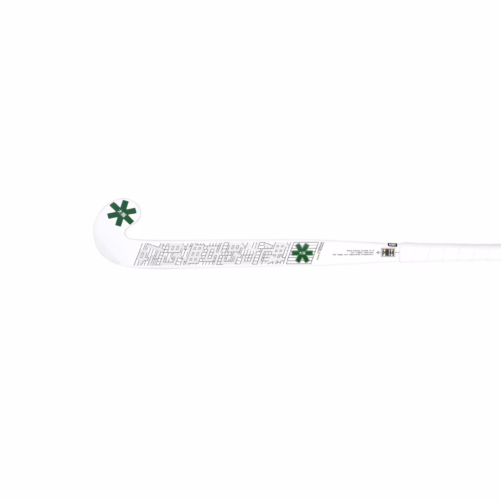 Osaka Pro Bow 25 Hockey Stick - White (2026) - Bastoncini da