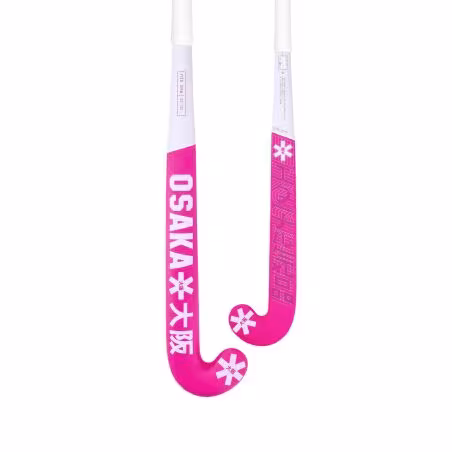 Osaka Mid Bow GF Junior Hockey Stick - Electric Fuchsia (2026)