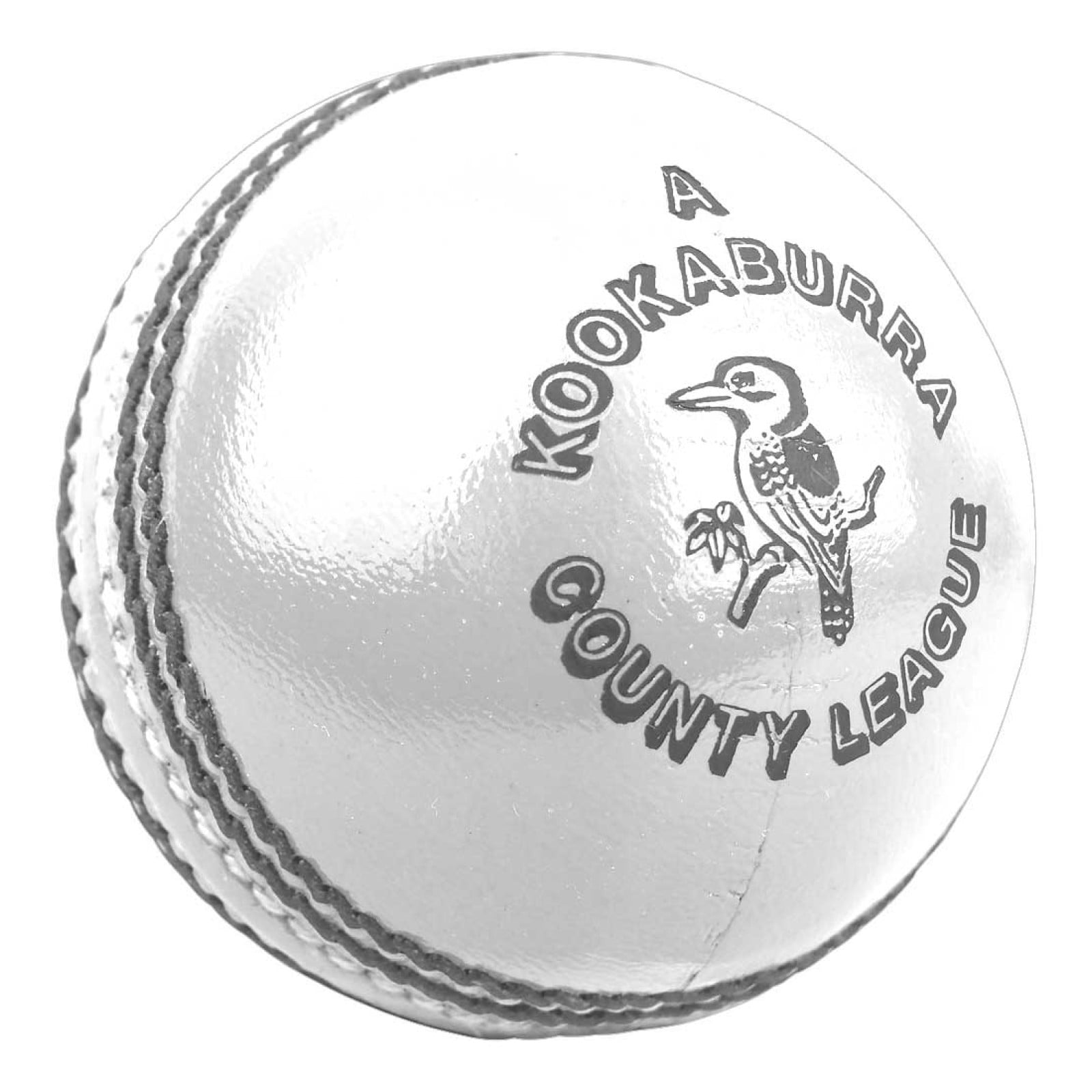 Kookaburra County League Cricket Ball - White (2023) - Pelota de Cricket de la Liga del Condado de Kookaburra - Blanco