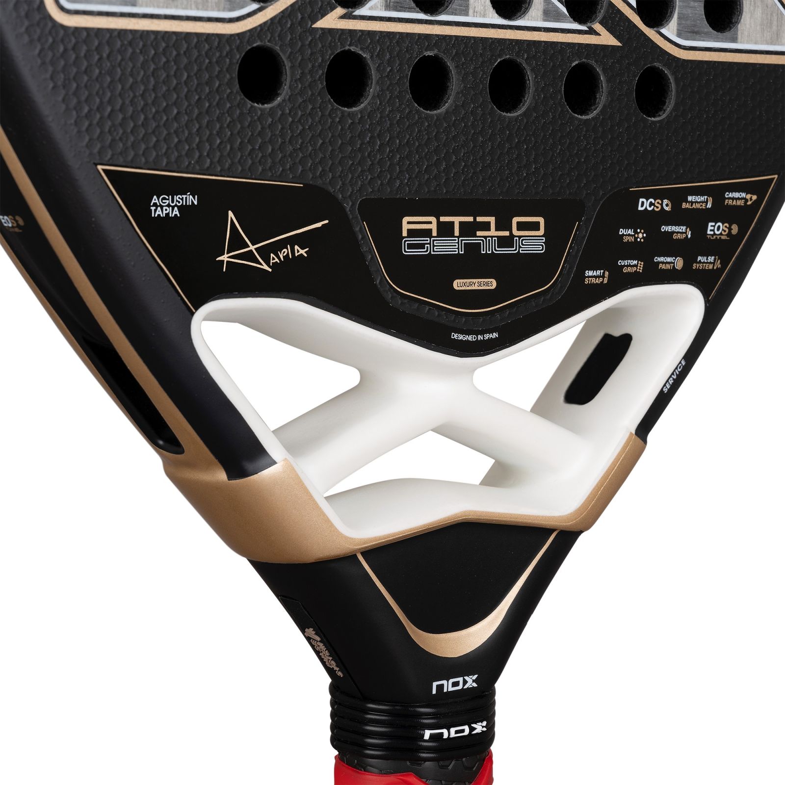 NOX AT10 Genius 18K Alum Padel Racket (2026) - NOX Padel Rackets