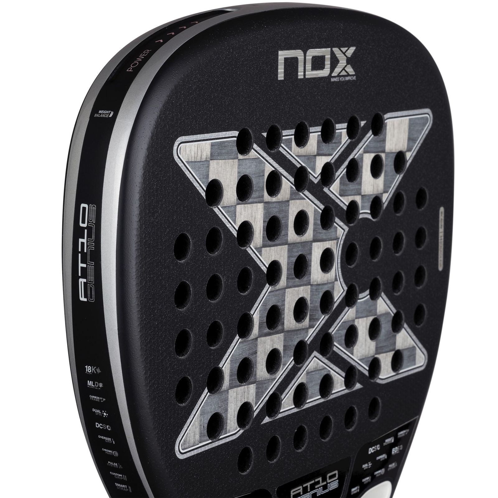 NOX AT10 Genius Attack 18K Alum Padel Racket (2026) - NOX Padel