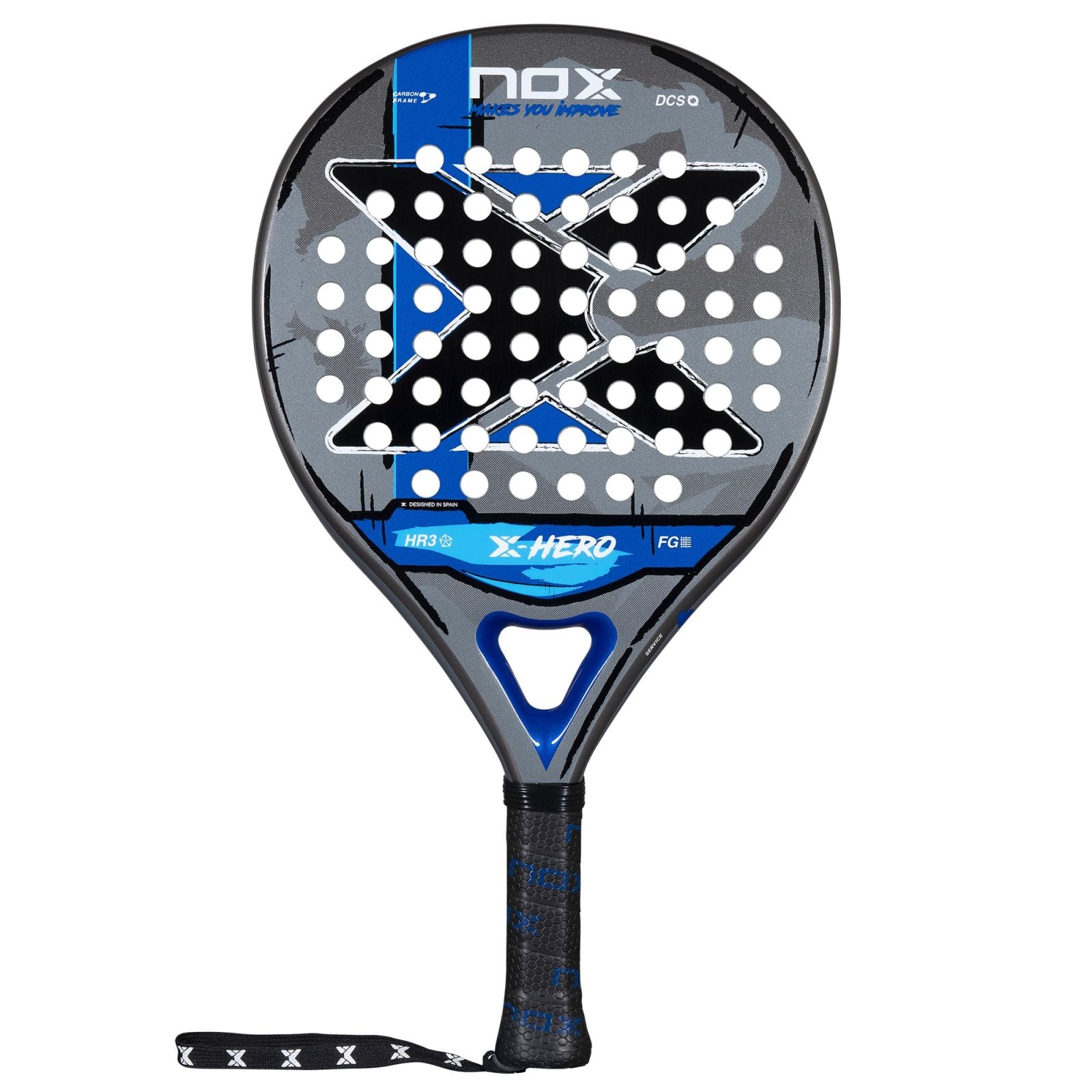 NOX X-Hero Blue Padel Racket (2026) - Palas de pádel NOX