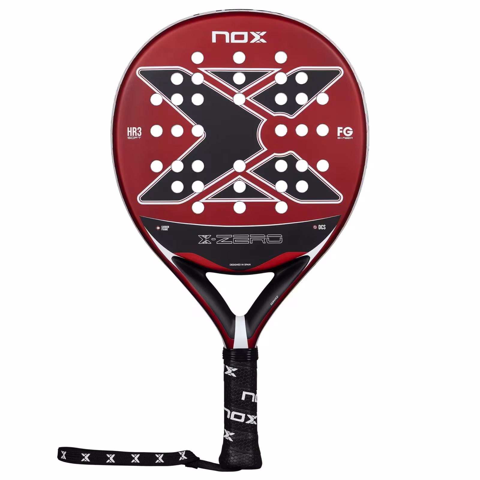 NOX X-Zero Red Padel Racket (2026) - Raquettes de padel NOX